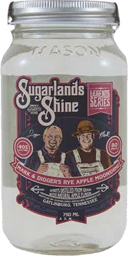 Sugarlands Rye Apple Mark & Diggers Moonshine