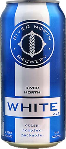 River North White Ale Can