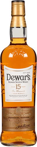 Dewars Scotch 15 Yr