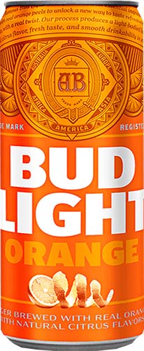Bud Light Orange 12oz Can