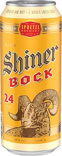 Shiner Bock 24oz Can