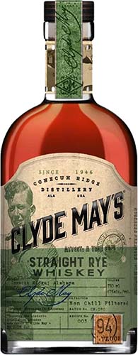 Clyde Mays Rye                 Rye Whiskey
