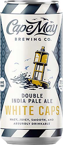 Cape May Double Ipa White Caps 4pk Can
