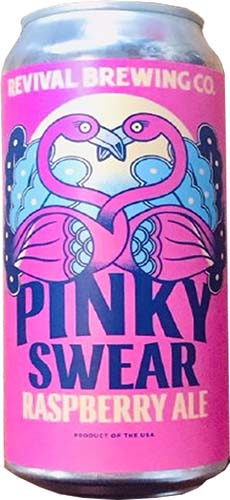 Revival Pinky Swear Raspberry Sour Ale 16/4c