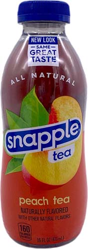 Snapple Peach Tea Plastic 16oz Btl