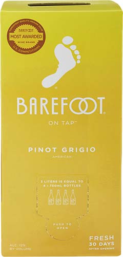 Barefoot Pinot Grigio Box
