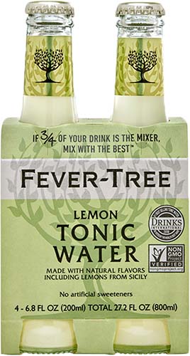 Fever Tree Lemon Tonic Water 6/4pk