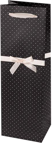 Gift Bag Elegant Black And White