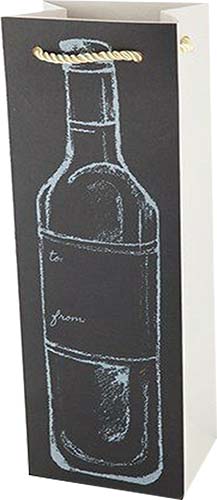 Gift Bag Chalkboard Bottle Cres