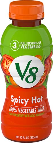 V8:vegetable Juice, Spicy Hot 12.00 Oz