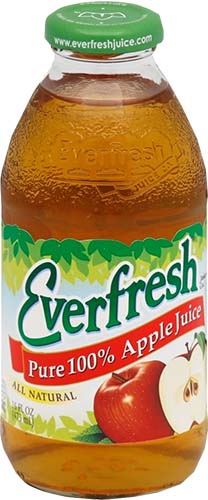 Everfresh:pure 100% Apple Juice 16.00 Oz