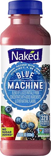 Buy Naked Blue Machine:boosted 100% Juice Smoothie 15.20 Fl Oz Online