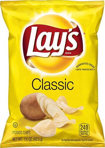 Lays Reg Chips 8 Oz