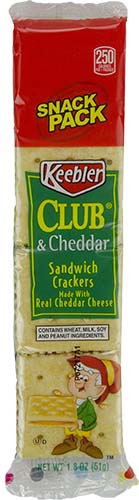 Keebler Club:& Cheddar - Snack Pack 1.80 Oz