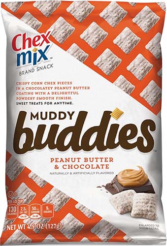 Chex Mix Muddy Buddies:peanut Butter & Chocolate 4.50 Oz