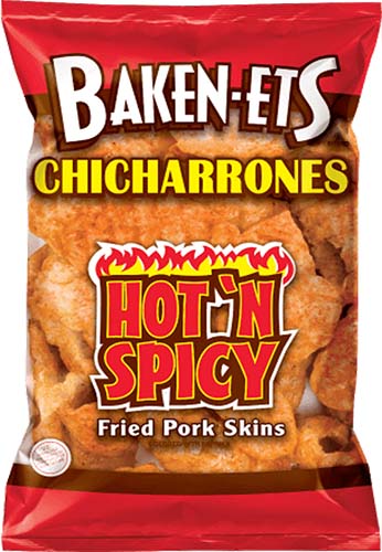 Baken-ets Fried Pork Skins Hot N Spicy