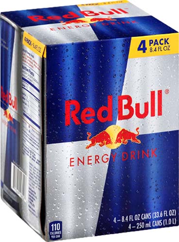 Red Bull Energy Drink 4 Pk