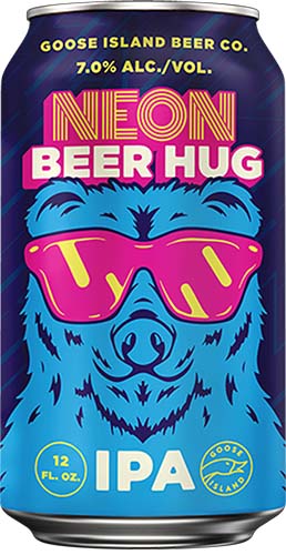 Goose Island Neon Beer Hug 6pk Can