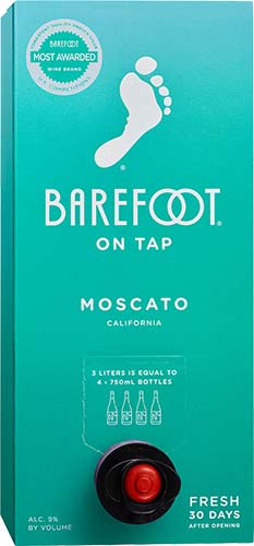 Barefoot Moscato 3.0l