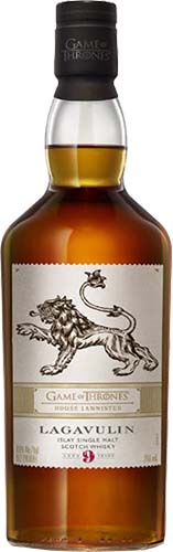 The Game Of Thrones House Lannister Lagavulin Aged 9 Years Islay Single Malt Scotch Whiskey