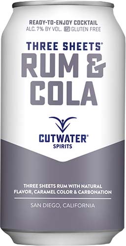 Cutwater Rum And Cola 4pk C 12oz