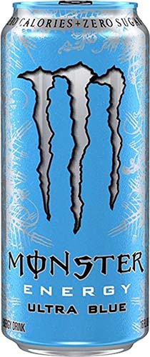 Monster Blue Single Can