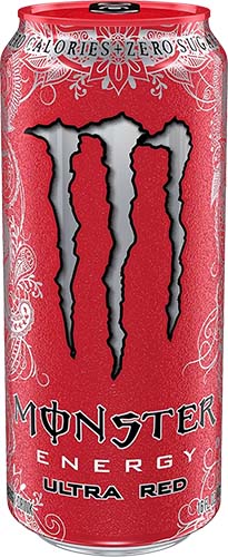 Monster Red Single Can