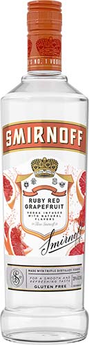 Smirnoff Ruby Red Grapefruit Flavored Vodka