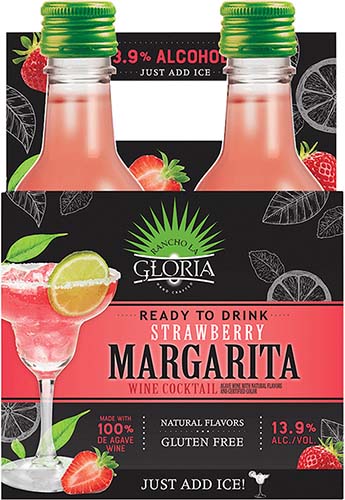 Rancho La Gloria               Stawberry Marg 4pk