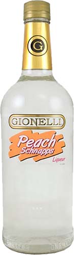 Gionelli   Peach Schnapps Cordials-americ Liter