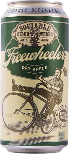 Sociable Cider Werks Freewheeler 4 Pk Cans