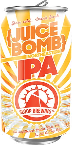 Sloop Brewing Co. Juice Bomb 6pk. Cans