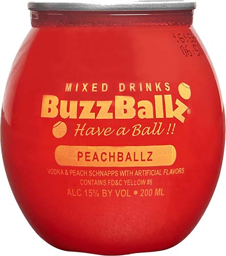 Buzzballz Peach Ballz