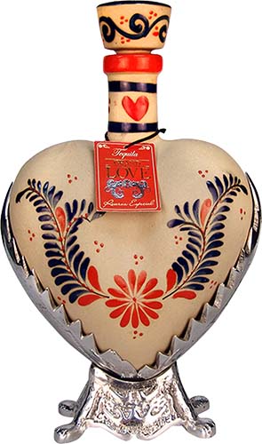 Grand Love Ceramic Heart Swing Anejo Tequila