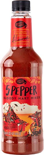 Master Mix 5 Pepper Bloody Mary Mix 1.75l