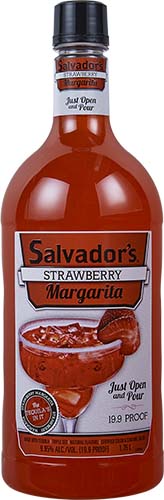 Salvadors Strawberry Margarita 1.75liter