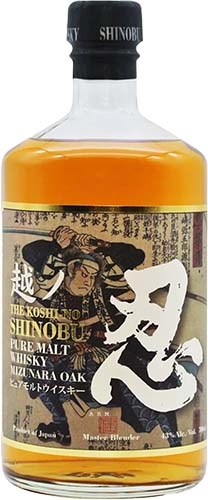 Shinobu Distillery 'the Koshi-no Shinobu' Mizunara Oak Pure Malt Whiskey