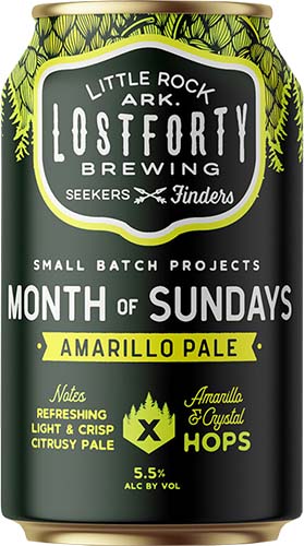 Lost Forty Brewing Month Of Sundays: Amarillo Pale
