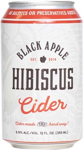 Black Apple Hibiscus Cider 4pk