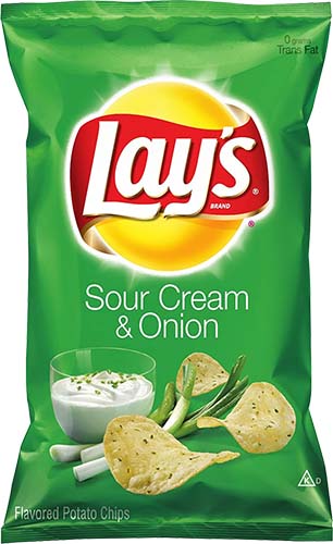 Lays Sour Cream & Onion 2-5/8oz