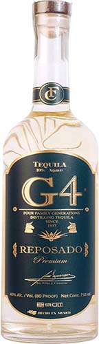 G4 Tequila Reposado  750 Ml