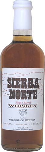 Sierra Norte Single Barrel White Corn Whiskey