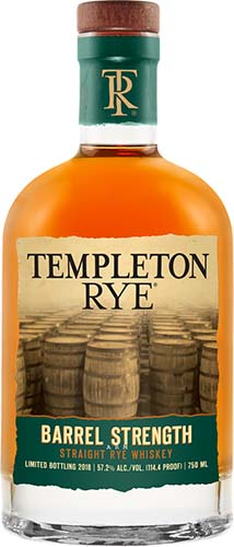 Templeton Rye Barrel Strength