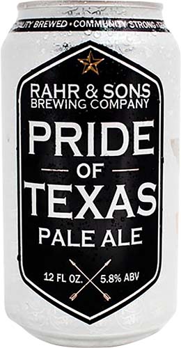 Rahr & Sons Pride Of Texas Pale Ale