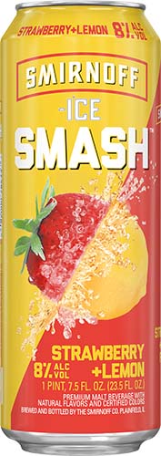 Smirnoff Smash Strawberry Lemon 24oz Can