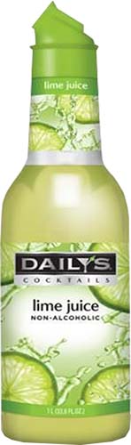 Dailys Sweetened Lime Juice 1l