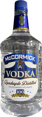 Mccormick 100 Proof Vodka