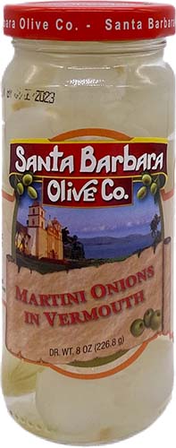 Santa Barb Martini Onions