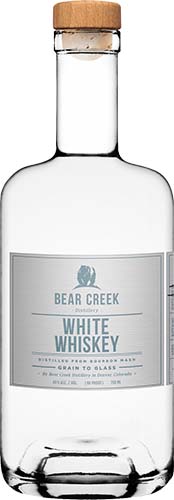 Bear Creek Distillery White Whiskey