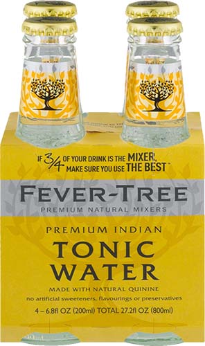 Fever Tree Premium Indian Tonic Water 4pk